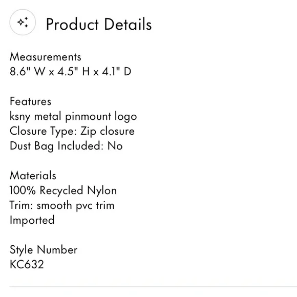 Kate Spade Green Cosmetic Bag with Gold Logo - Picture 5 of 5